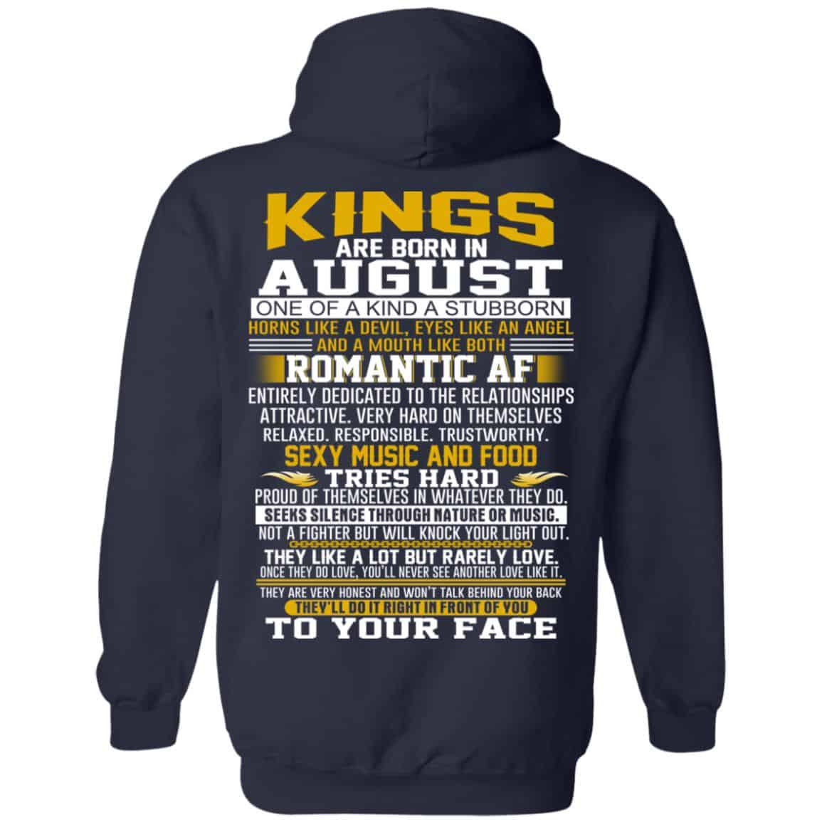 Kings Are Born In August One Of A Kind A Stubborn T-Shirts, Hoodie, Tank
