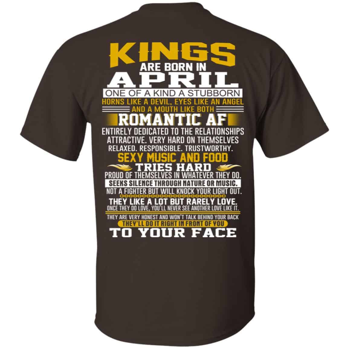 Kings Are Born In April One Of A Kind A Stubborn T-Shirts, Hoodie, Tank