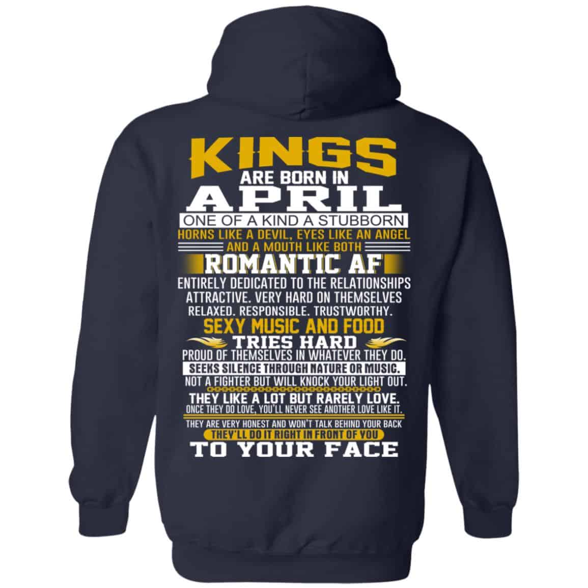Kings Are Born In April One Of A Kind A Stubborn T-Shirts, Hoodie, Tank