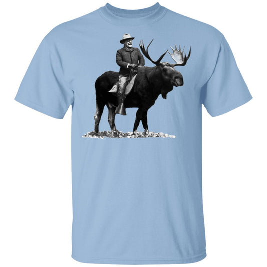 Teddy Roosevelt Riding A Bull Moose Shirt, Hoodie, Tank