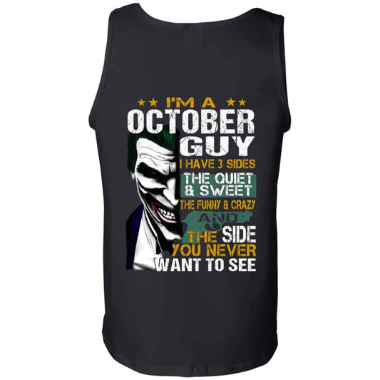 Joker October Guy Have 3 Sides The Quiet And Sweet Shirt, Hoodie, Tank