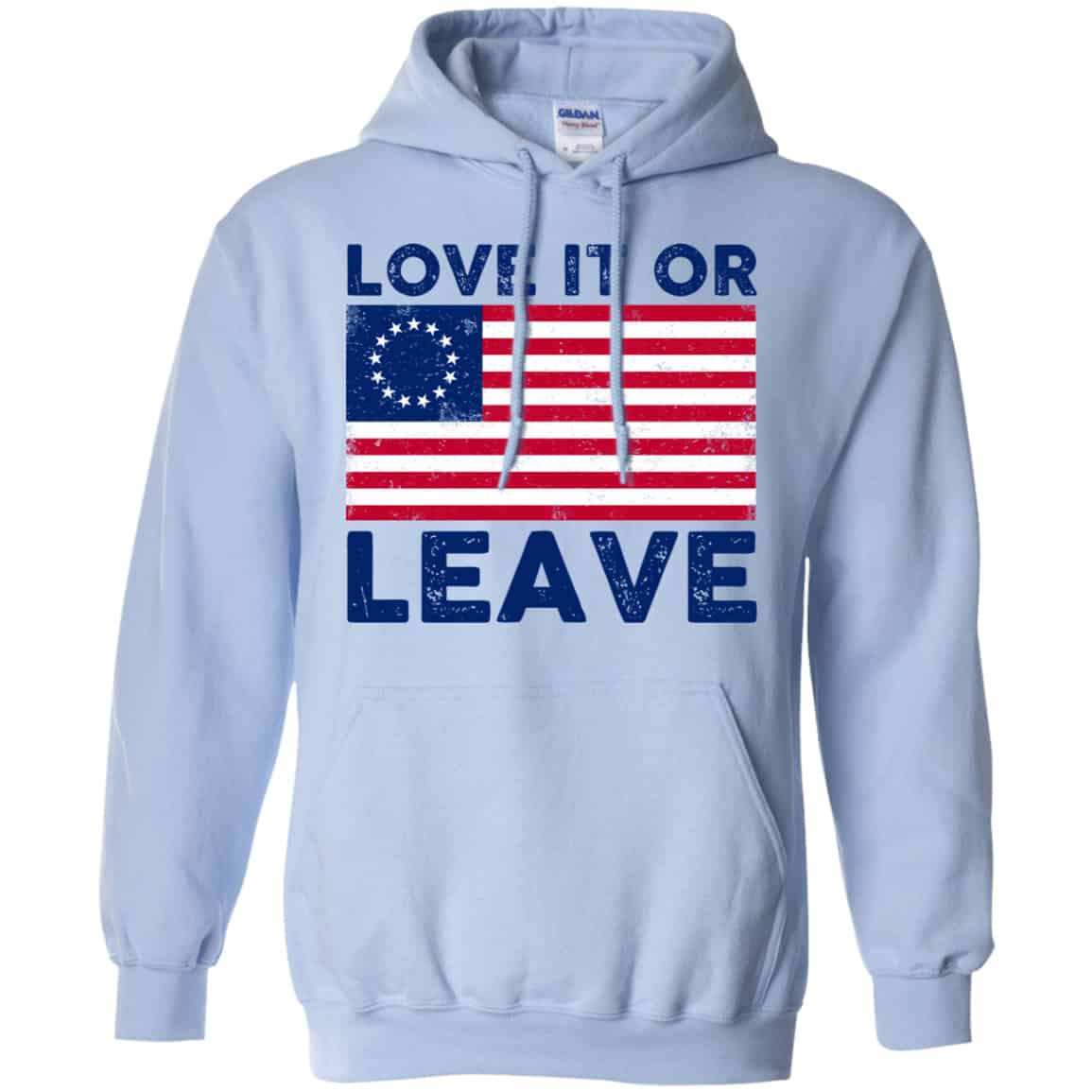 Love It Or Leave Betsy Ross American Flag Shirt, Hoodie, Tank