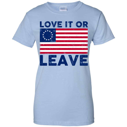 
	Love It Or Leave Betsy Ross American Flag Shirt, Hoodie, Tank