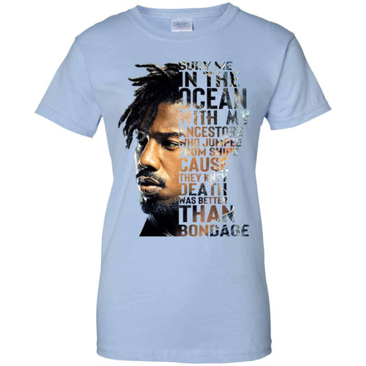 
	Bury Me In The Ocean With My Accestors Erik Killmonger Quotes Shirt, Hoodie, Tank