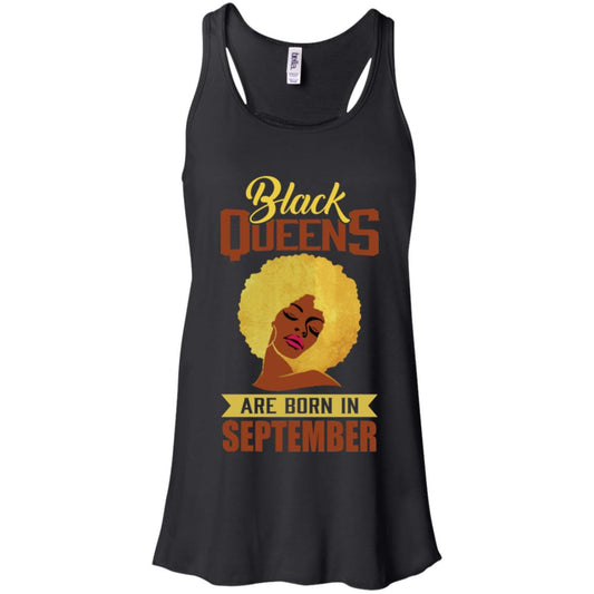 Black Queens Are Born In September T-Shirts, Hoodie, Tank