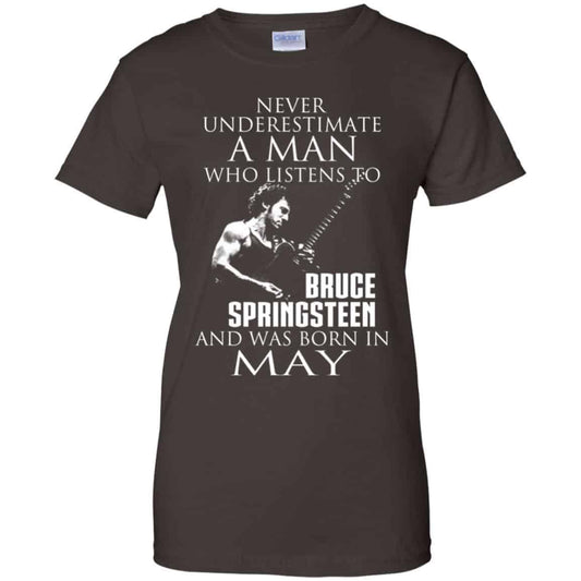 A Man Who Listens To Bruce Springsteen And Was Born In May T-Shirts, Hoodie, Tank