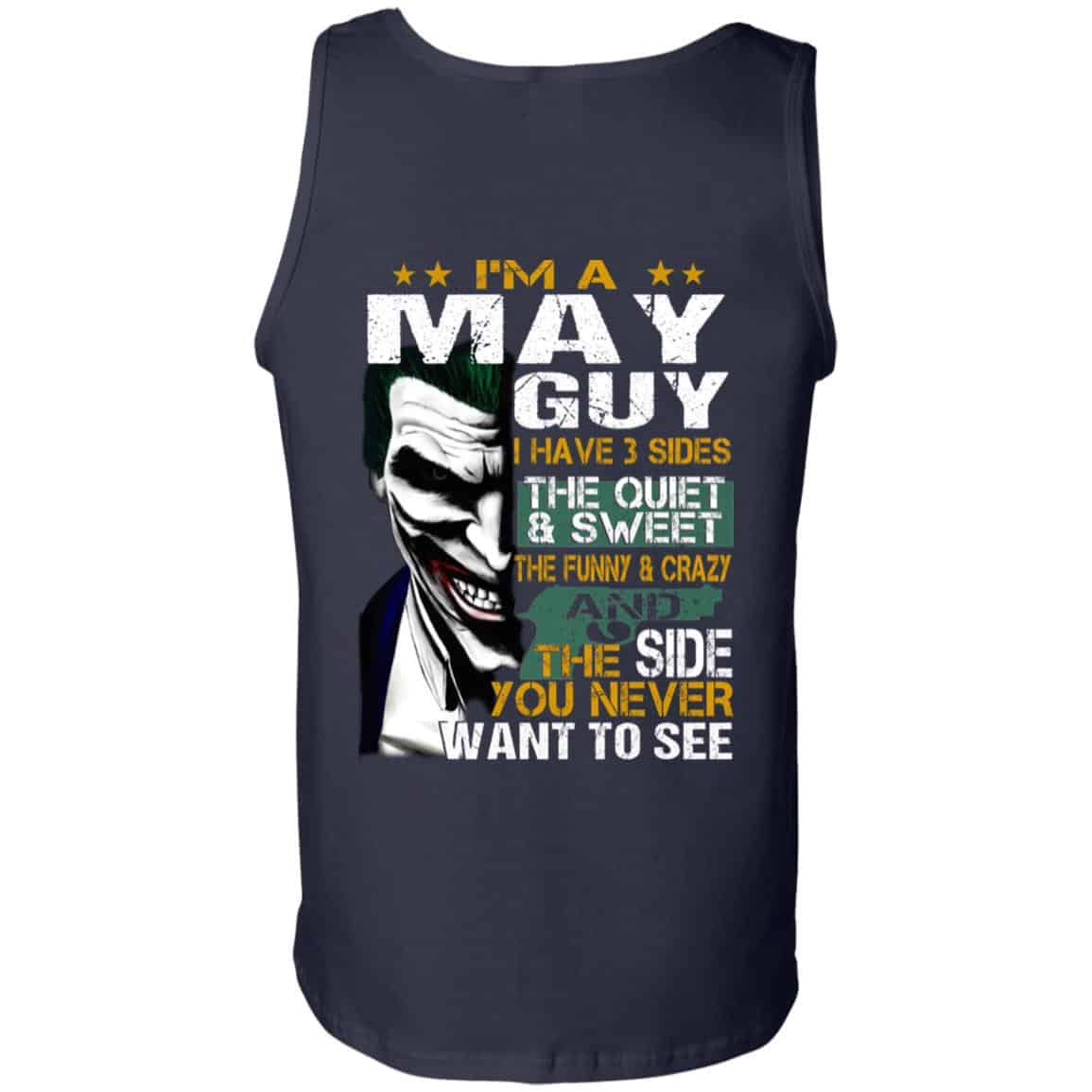 Joker May Guy Have 3 Sides The Quiet And Sweet Shirt, Hoodie, Tank