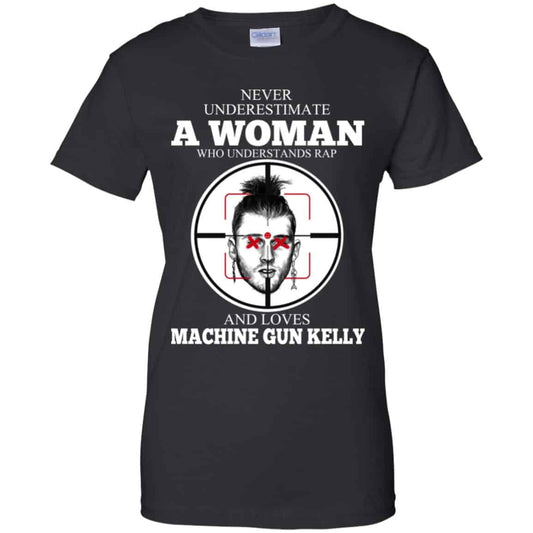 
	A Woman Who Understands Rap And Loves Machine Gun Kelly T-Shirts, Hoodie, Tank