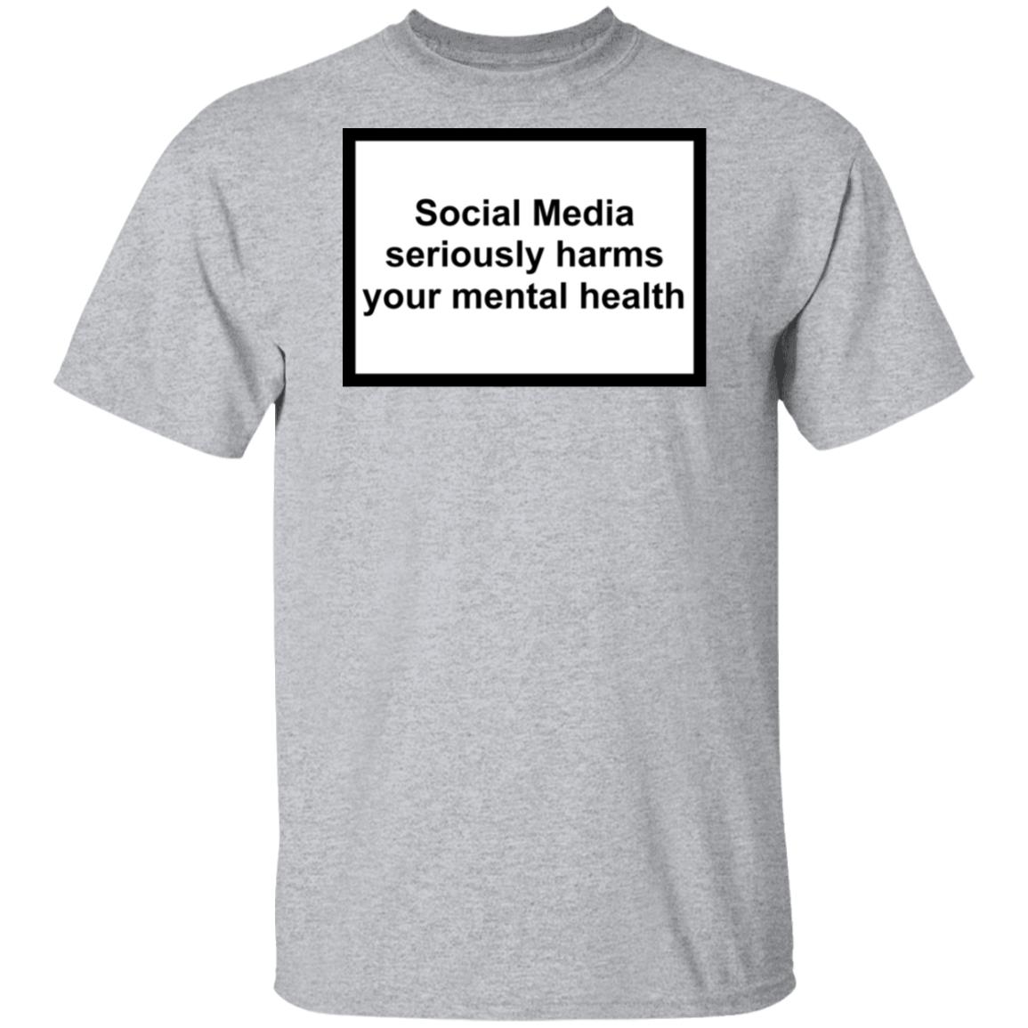 Social Media Seriously Harms Your Mental Health Shirt, Hoodie, Tank