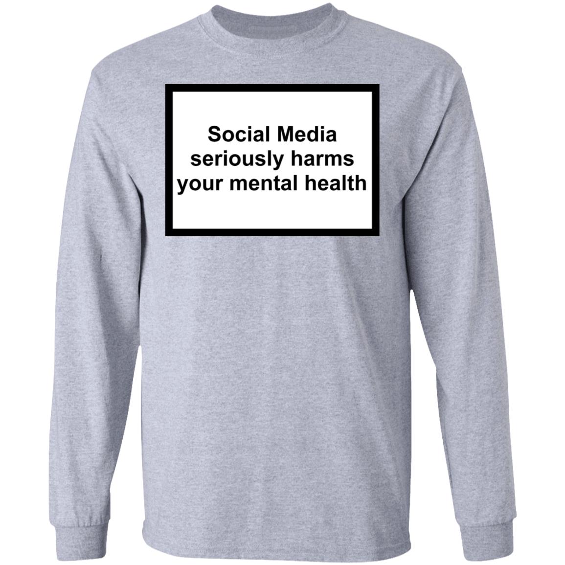 Social Media Seriously Harms Your Mental Health Shirt, Hoodie, Tank