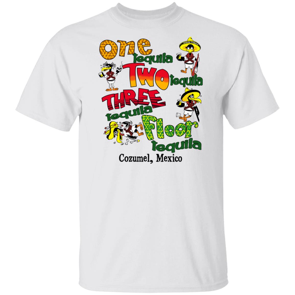 One Tequila Two Tequila Three Tequila Floor Mexico Shirt, Hoodie, Tank