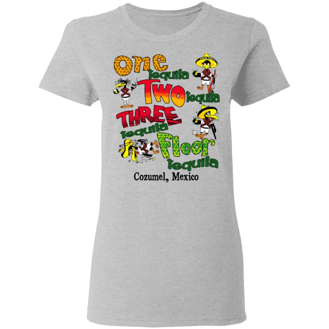 One Tequila Two Tequila Three Tequila Floor Mexico Shirt, Hoodie, Tank