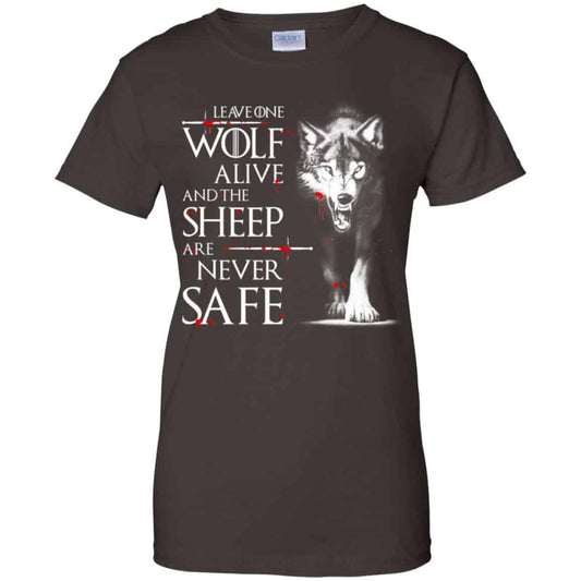 Leave One Wolf Alive And The Sheep Are Never Safe – Game Of Thrones Shirt, Hoodie, Tank