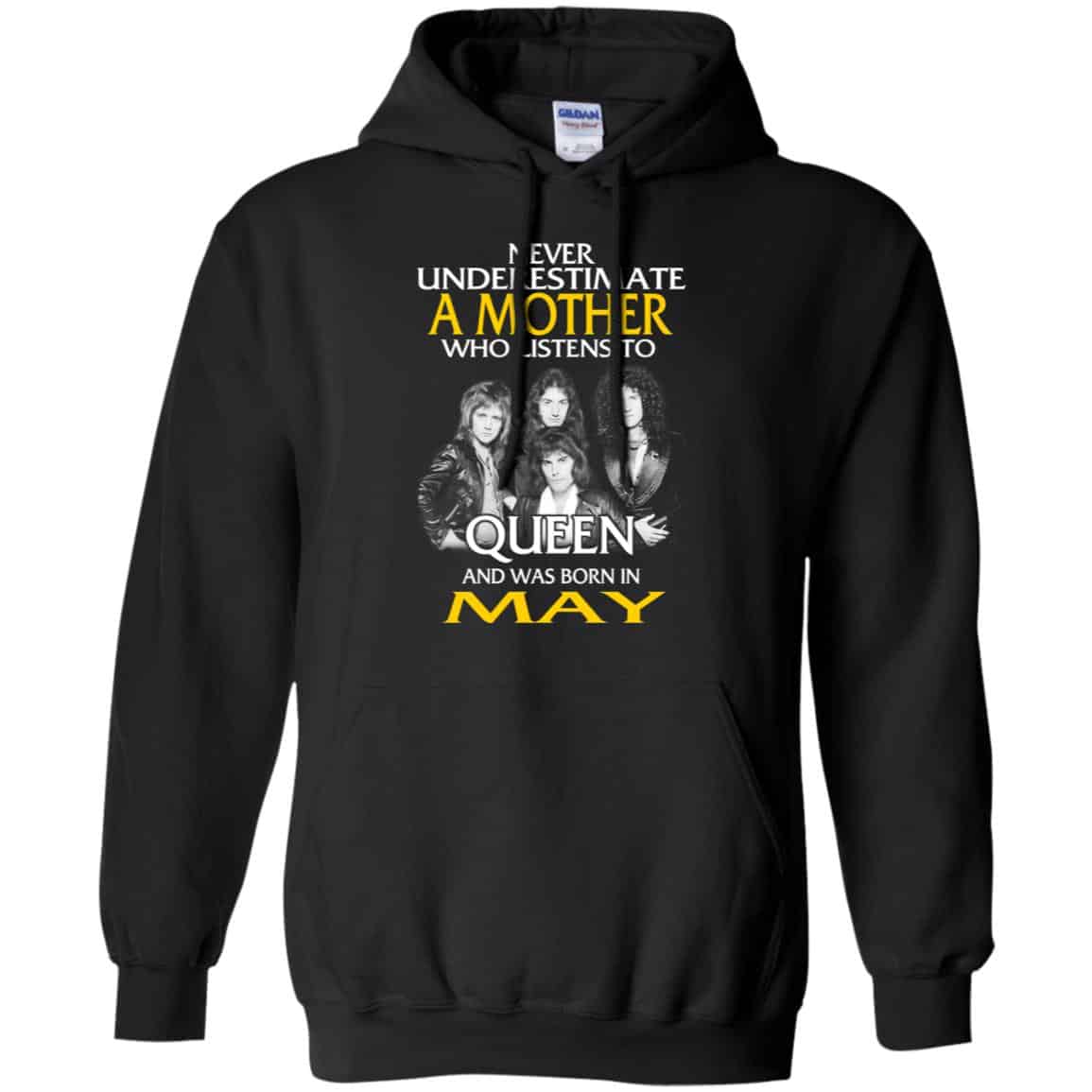 A Mother Who Listens To Queen And Was Born In May T-Shirts, Hoodie, Tank