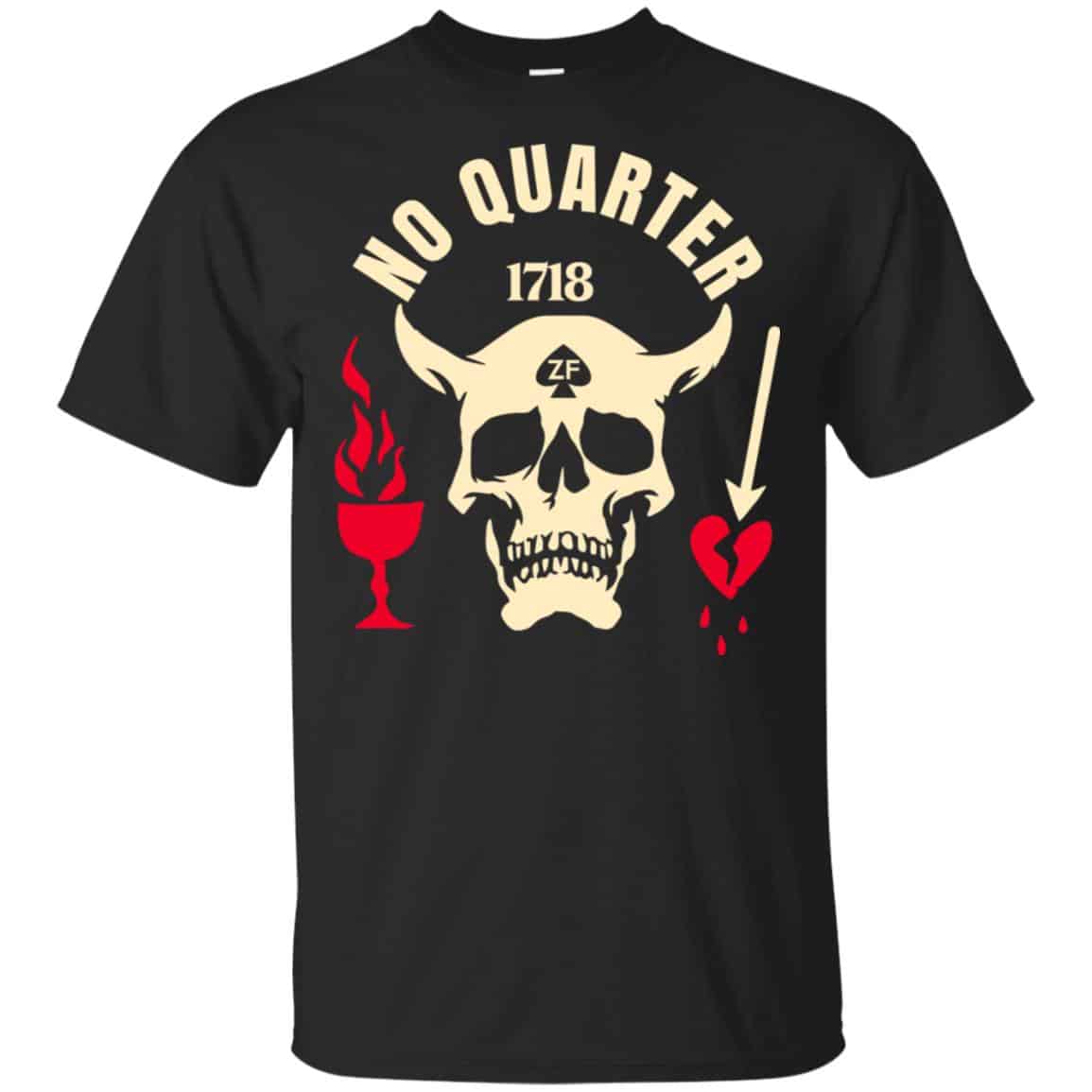 Black Beard No Quarter 1718 T-Shirts, Hoodie, Tank