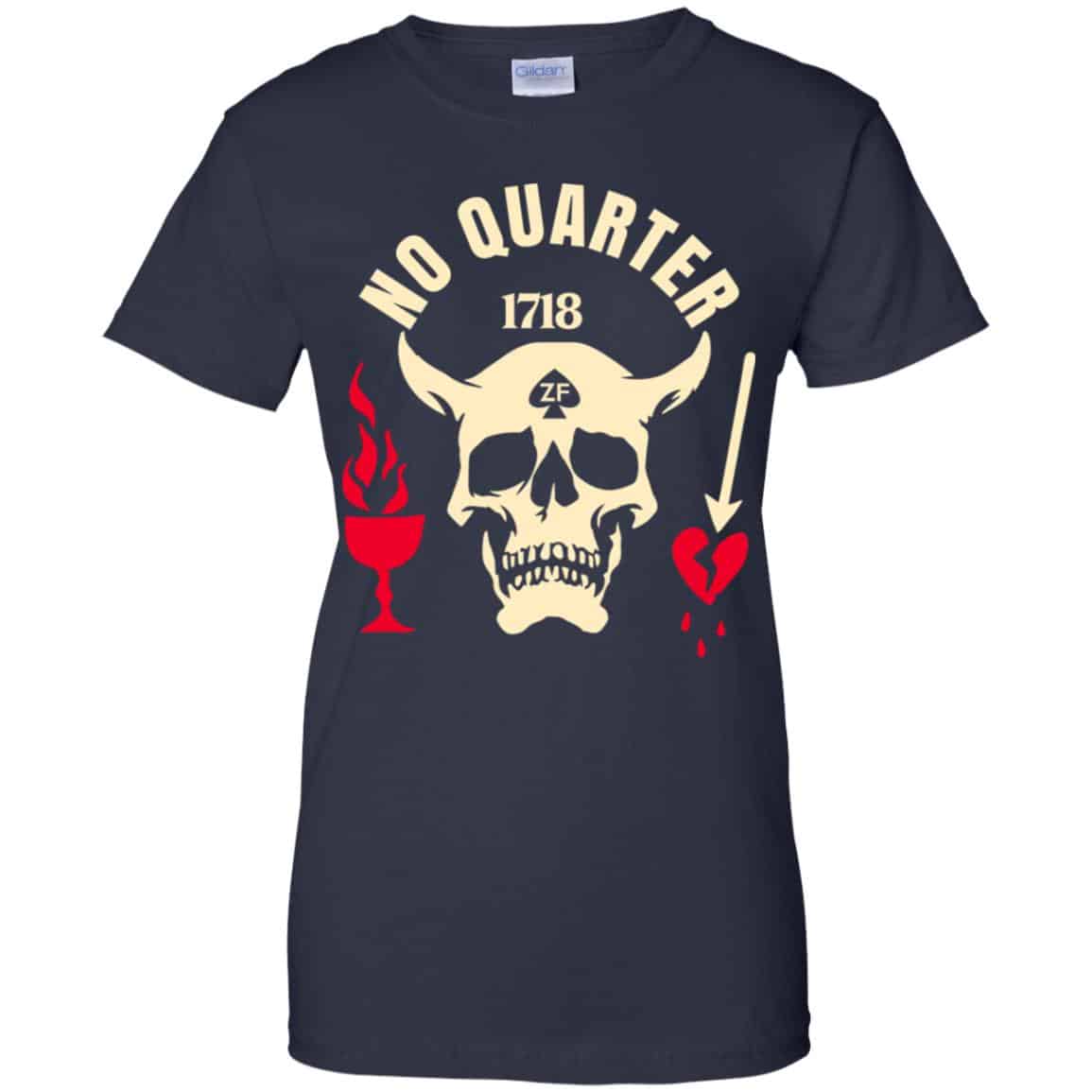 Black Beard No Quarter 1718 T-Shirts, Hoodie, Tank