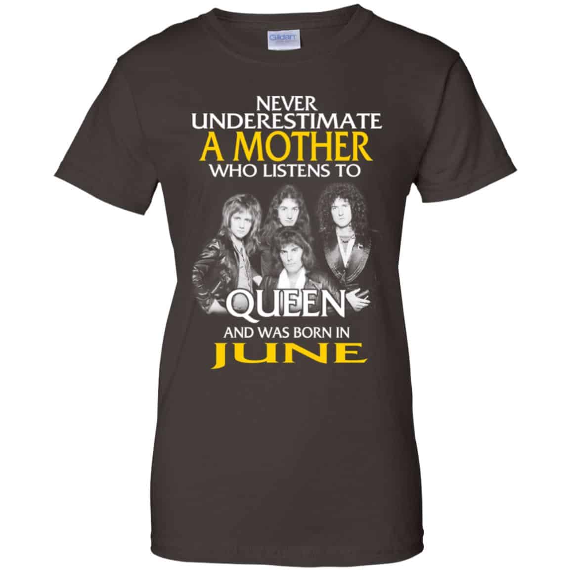 A Mother Who Listens To Queen And Was Born In June T-Shirts, Hoodie, Tank