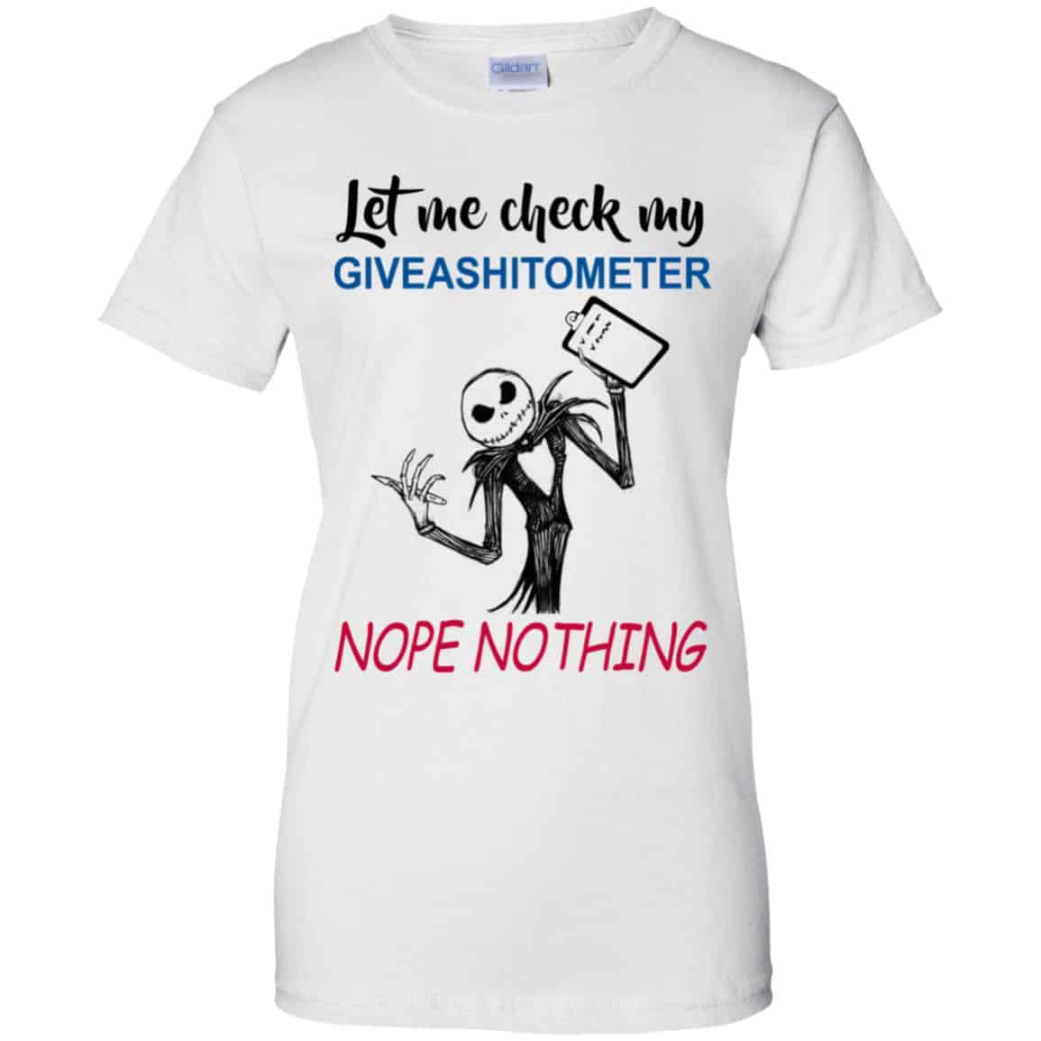 Let Me Check My Giveashitometer Nope Nothing T-Shirts, Hoodie, Tank
