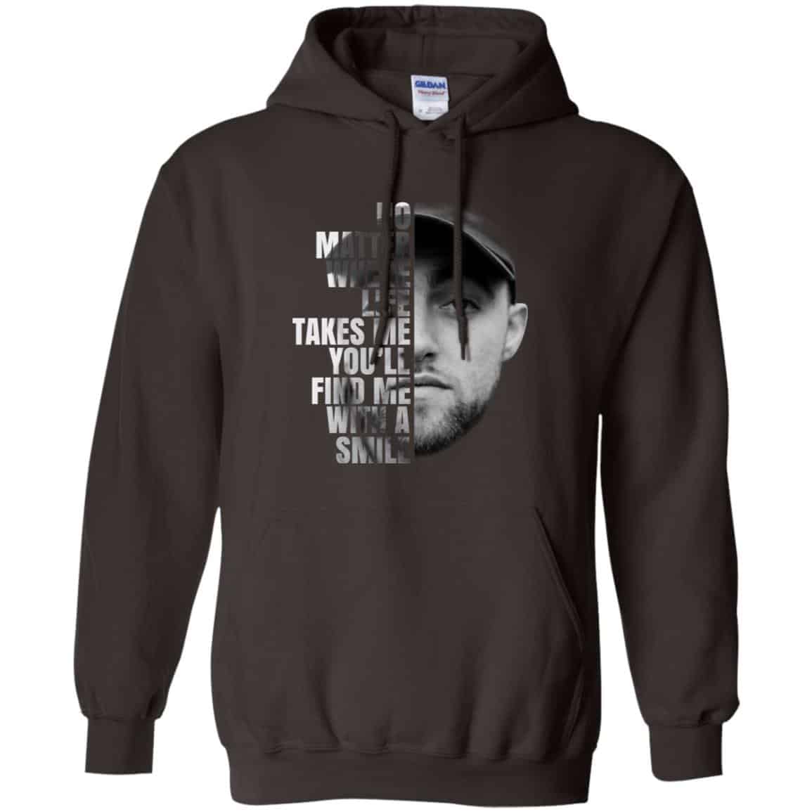 Mac Miller: No Matter Where Life Takes Me You’ll Find Me With A Smile T-Shirts, Hoodie, Tank