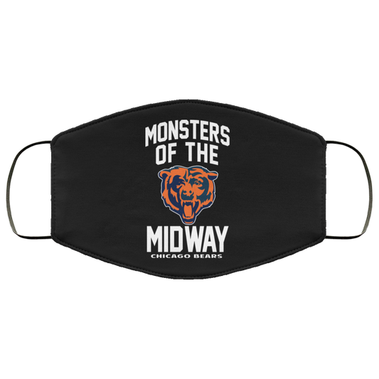 Monsters Of The Midway Chicago Bears Face Mask