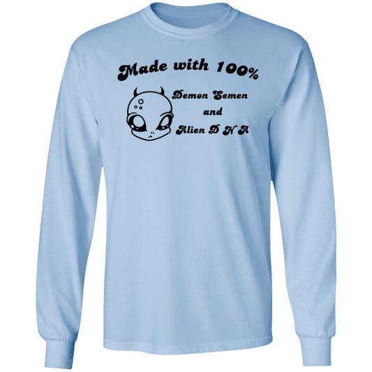 
	Alien Made With 100% Demon Semen And Alien DNA Shirt, Hoodie, Tank