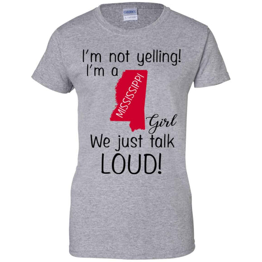 I’m Not Yelling I’m A Mississippi Girl We Just Talk Loud T-Shirts, Hoodie, Tank