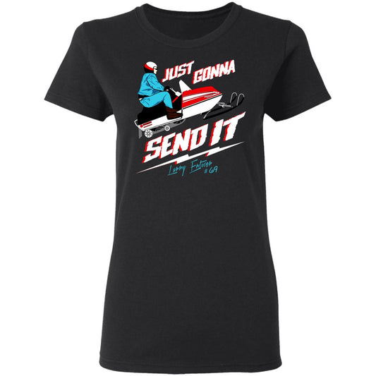 
	Just Gonna Send It Larry Enticer #69 Shirt, Hoodie, Tank