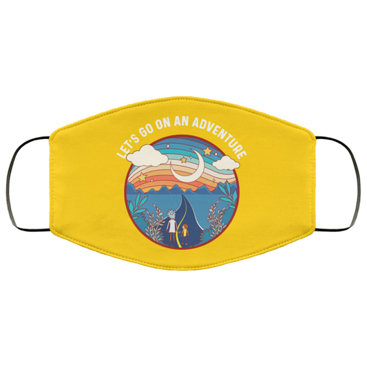 
	Rick And Morty Let’s Go On An Adventure Face Mask