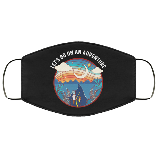 Rick And Morty Let’s Go On An Adventure Face Mask