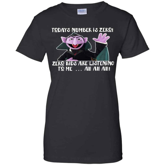 
	Count von Count – Today’s Number is Zero Zero Kids Are Listening To Me T-Shirts, Hoodie, Tank