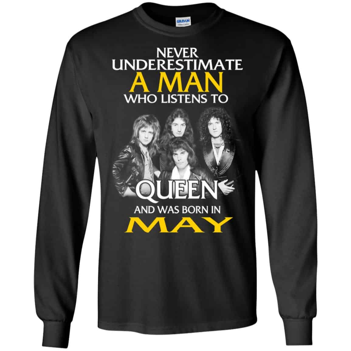 
	A Man Who Listens To Queen And Was Born In May T-Shirts, Hoodie, Tank