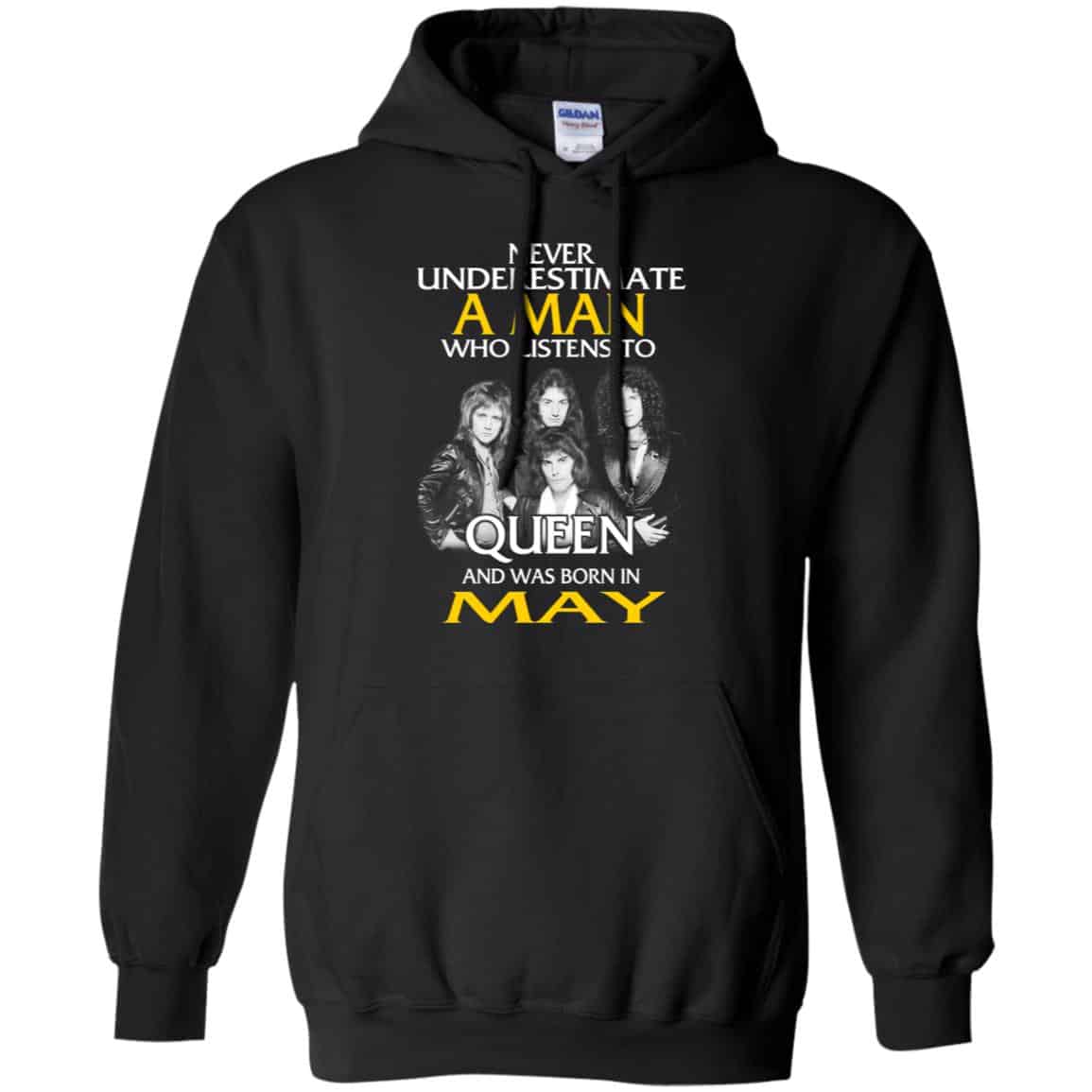 A Man Who Listens To Queen And Was Born In May T-Shirts, Hoodie, Tank