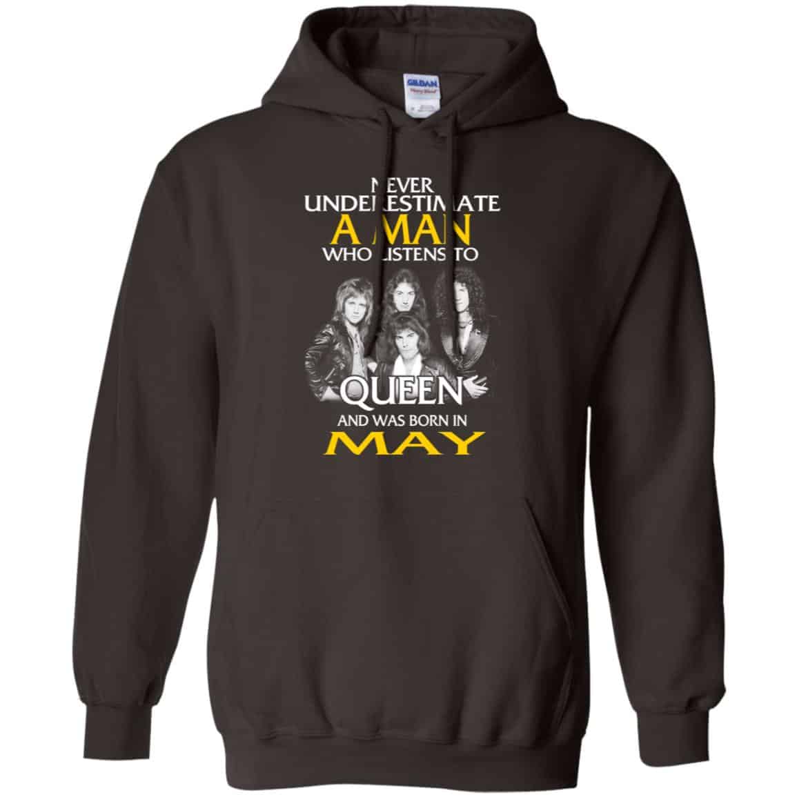 A Man Who Listens To Queen And Was Born In May T-Shirts, Hoodie, Tank