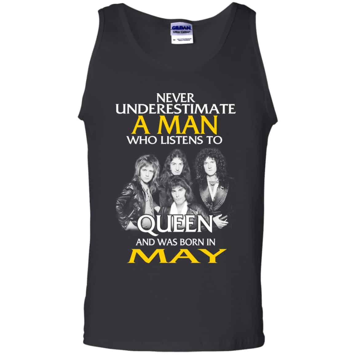 A Man Who Listens To Queen And Was Born In May T-Shirts, Hoodie, Tank