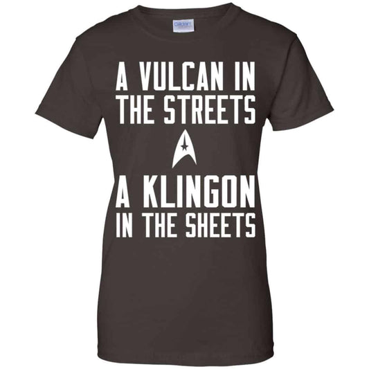 Star Trek: A Vulcan In The Streets A Klingon In The Sheets T-Shirts, Hoodie, Tank