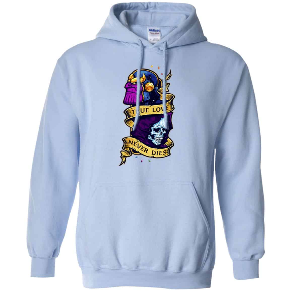 The Avengers: Thanos True Love Never Dies T-Shirts, Hoodie, Tank