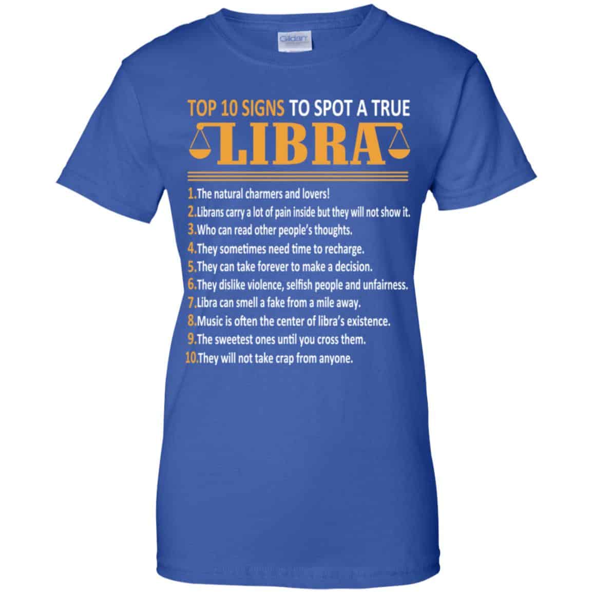 Top 10 Signs To Spot A True Libra Shirt, Hoodie, Tank