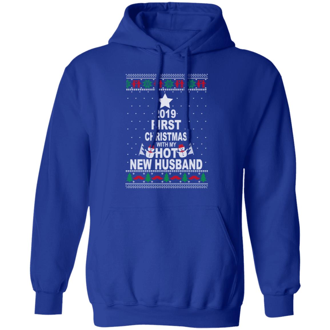 2019 First Christmas With My Hot New Husband Shirt, Hoodie, Tank