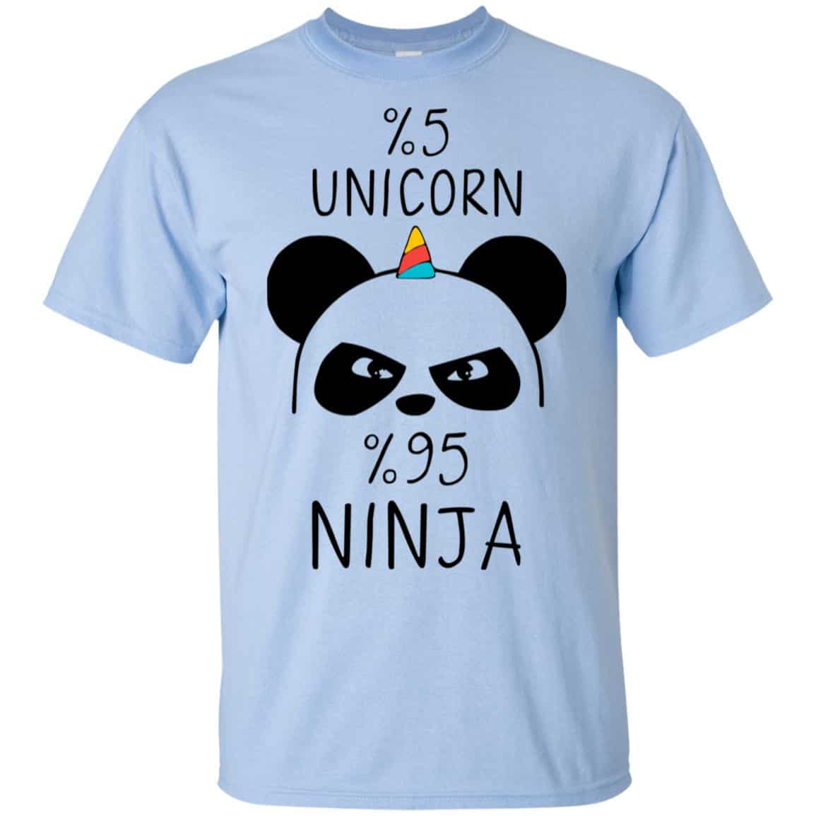 Pandacorn 5% Unicorn 95% Ninja T-Shirts, Hoodie, Tank