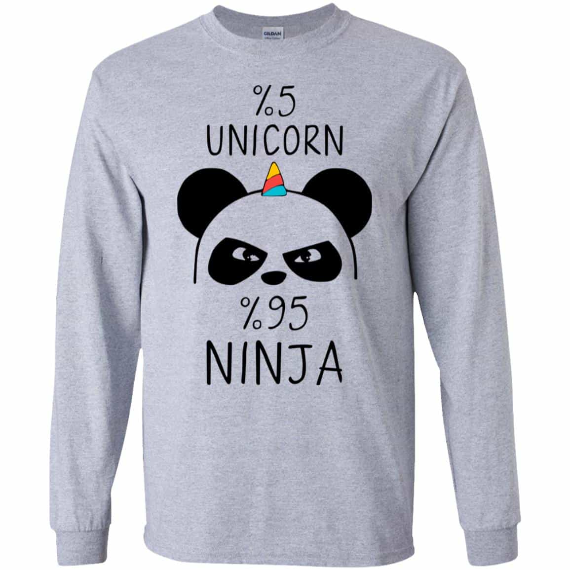 Pandacorn 5% Unicorn 95% Ninja T-Shirts, Hoodie, Tank