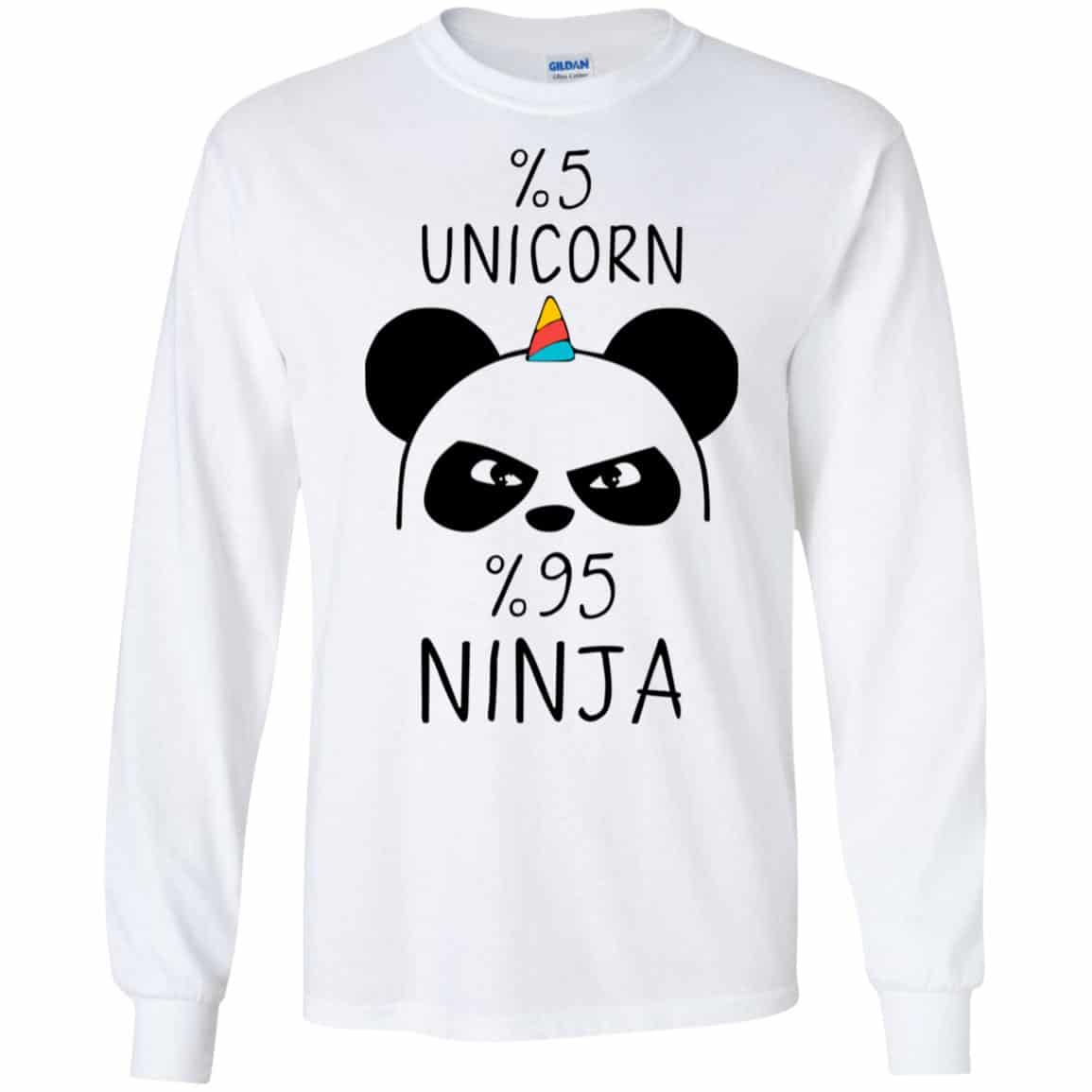 Pandacorn 5% Unicorn 95% Ninja T-Shirts, Hoodie, Tank