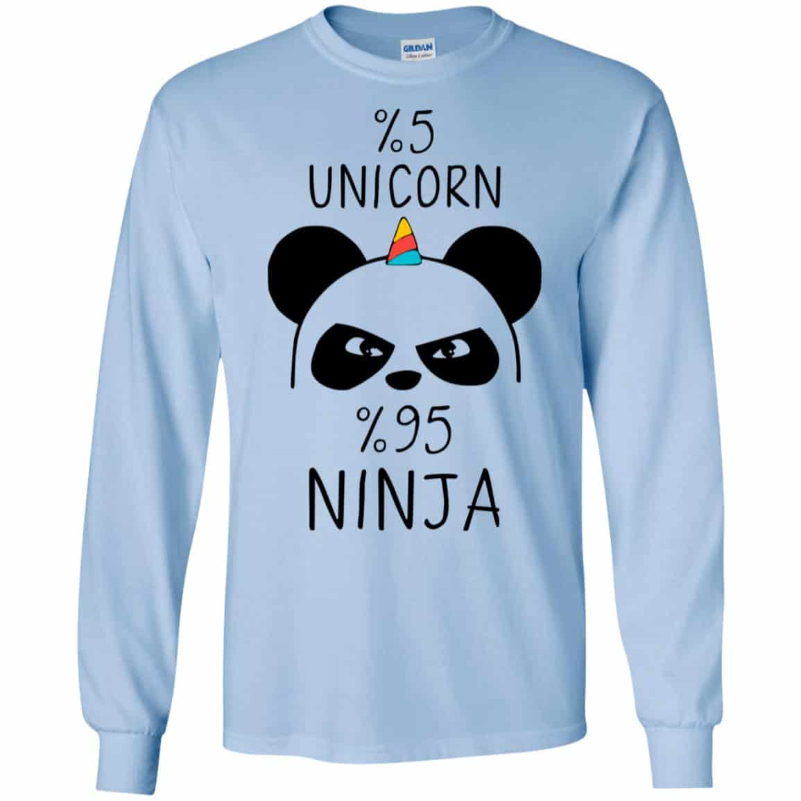 Pandacorn 5% Unicorn 95% Ninja T-Shirts, Hoodie, Tank