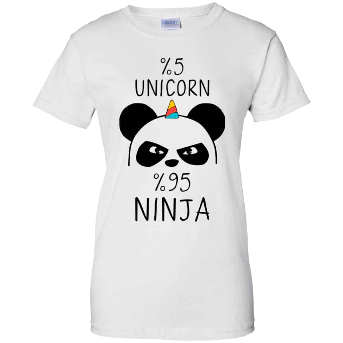Pandacorn 5% Unicorn 95% Ninja T-Shirts, Hoodie, Tank