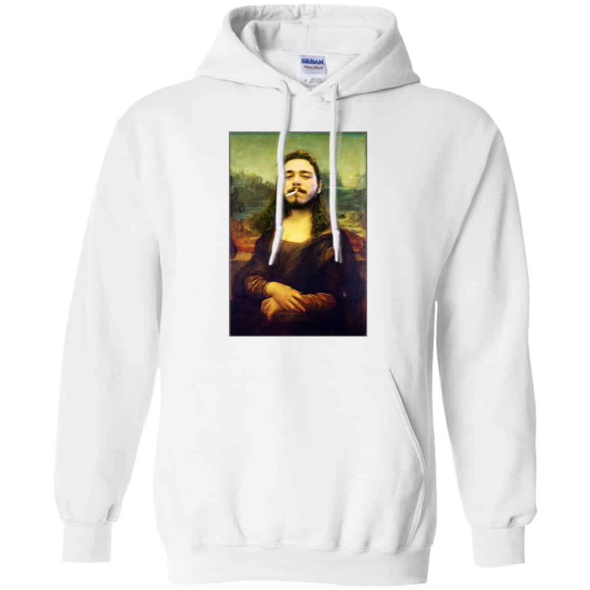 Post Malone Mona Lisa Smoking T-Shirts, Hoodie, Tank