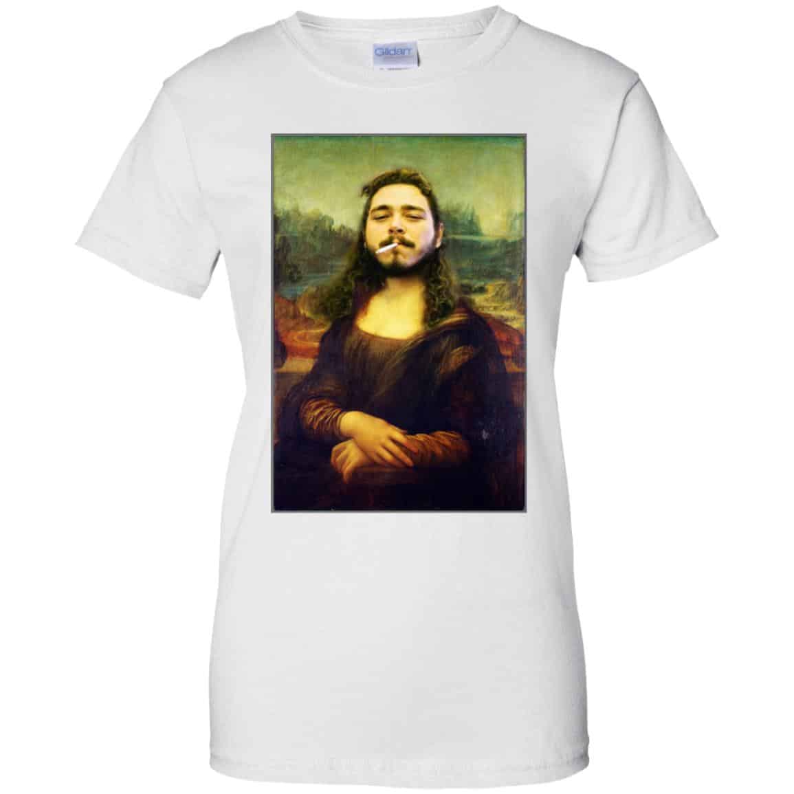 Post Malone Mona Lisa Smoking T-Shirts, Hoodie, Tank