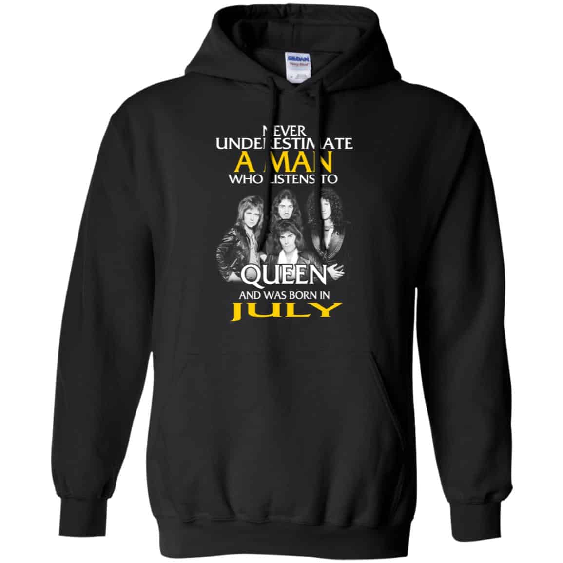 A Man Who Listens To Queen And Was Born In July T-Shirts, Hoodie, Tank