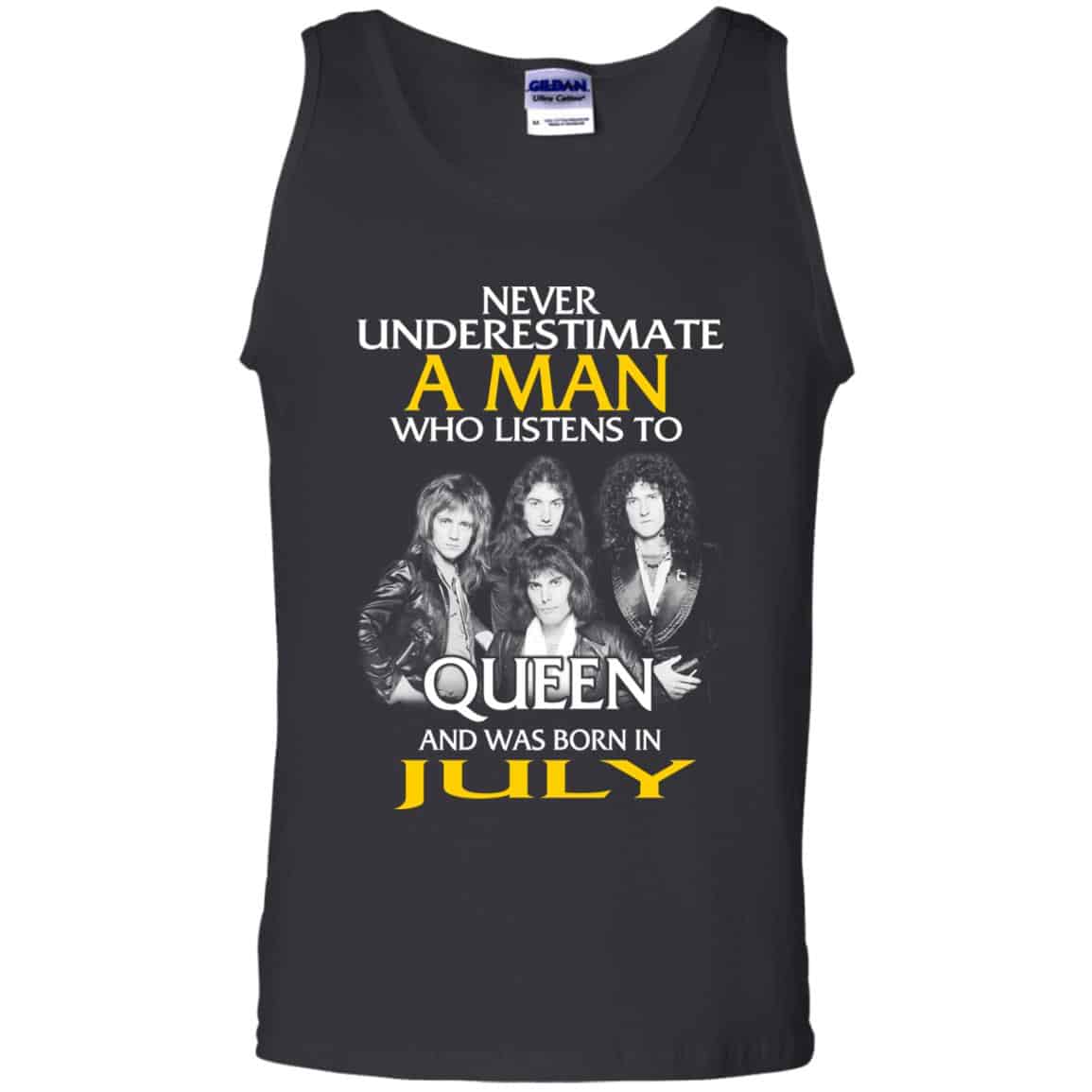 A Man Who Listens To Queen And Was Born In July T-Shirts, Hoodie, Tank