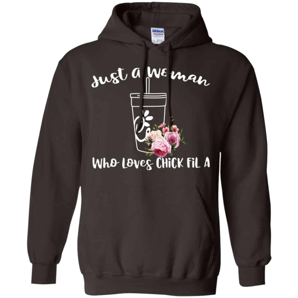 Just A Woman Who Loves Chick Fil A T-Shirts, Hoodie, Tank