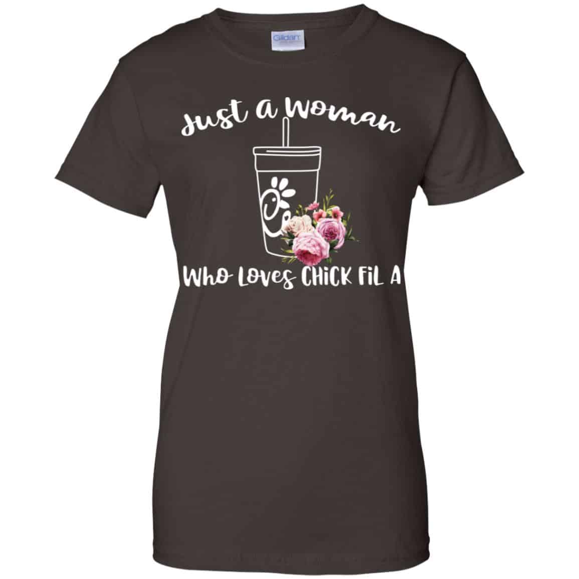 Just A Woman Who Loves Chick Fil A T-Shirts, Hoodie, Tank