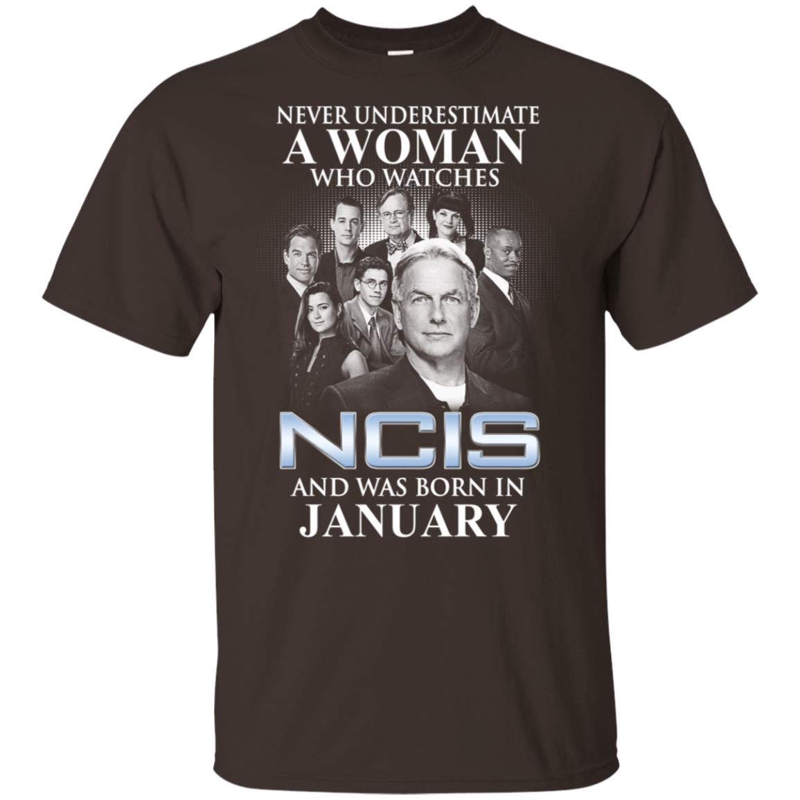 A Woman Who Watches NCIS And Was Born In January T-Shirts, Hoodie, Tank